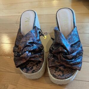 Zara summer platform sandals